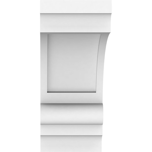 Standard Diane Architectural Grade PVC Corbel, 3W X 8D X 8H